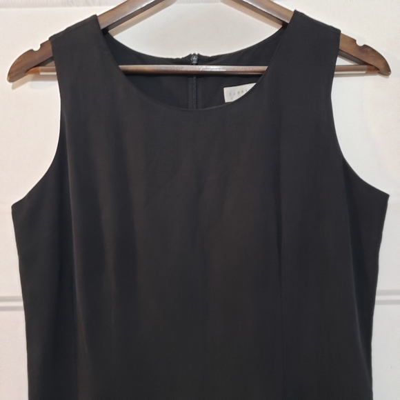 Express Silk Womens 8 Little Black Dress Sleeveless Shift Party Cocktail Work - Picture 4 of 8